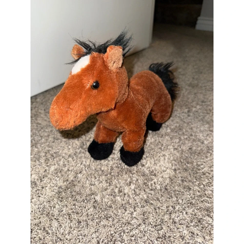 Ganz Webkinz Brown Horse Plush Pony Stuffed Animal Y2K Nostalgia Toy
